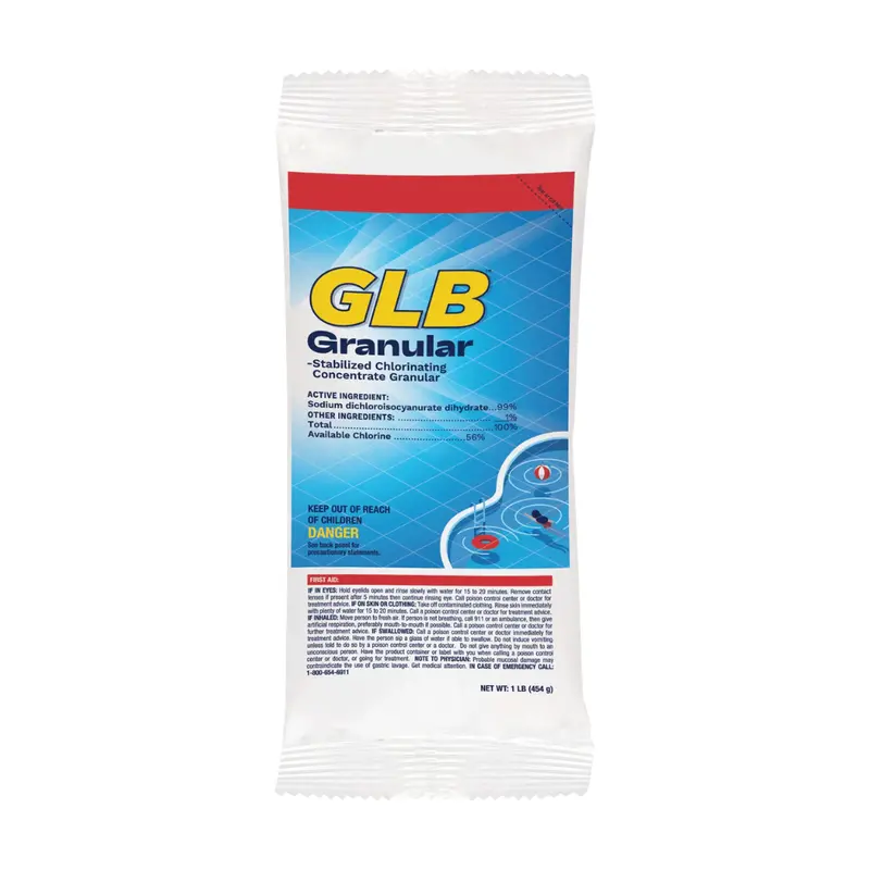 Glb Dichlor Chlorine Granules – 25 Lb Pail For Routine Pool Sanitation 1