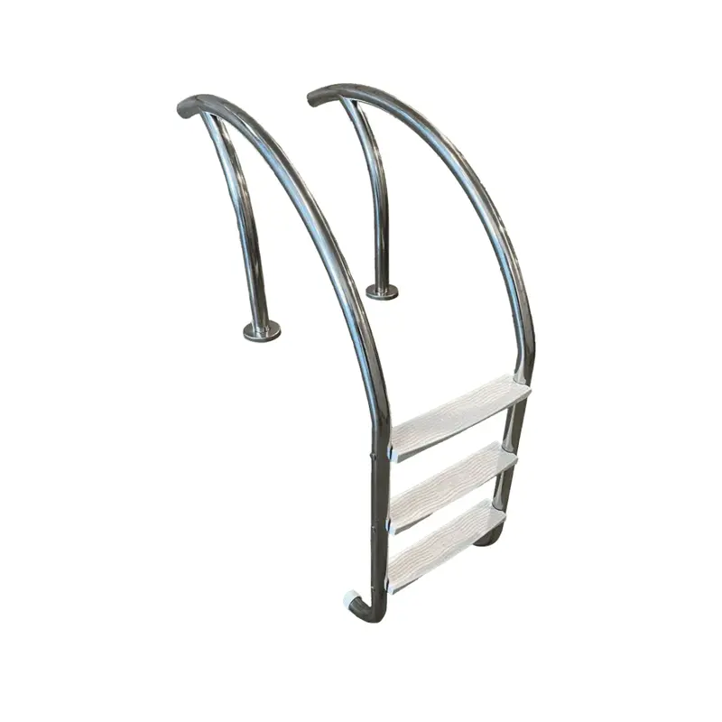Global Pool Products Contemporary 3-Step Pool Ladder, .065-Inch Wall Thickness 1