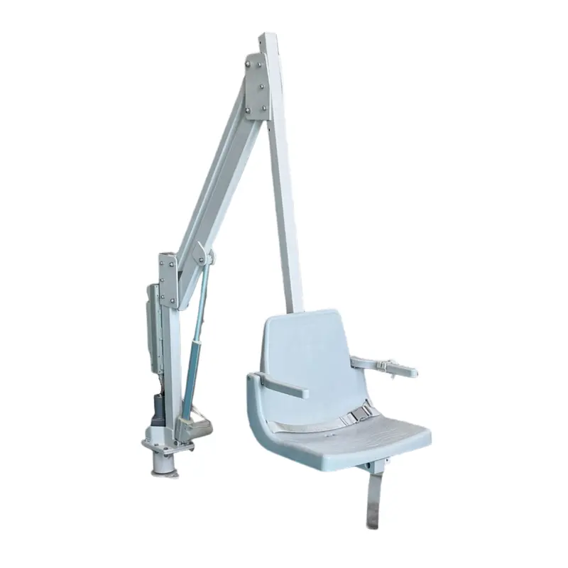 Global Pool Products R-375 Rotational Ada Pool Lift – 375 Lb Capacity, Anchor-Free Installation 1