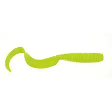 Gulp! 8" Chartreuse Grub Soft Lure 1