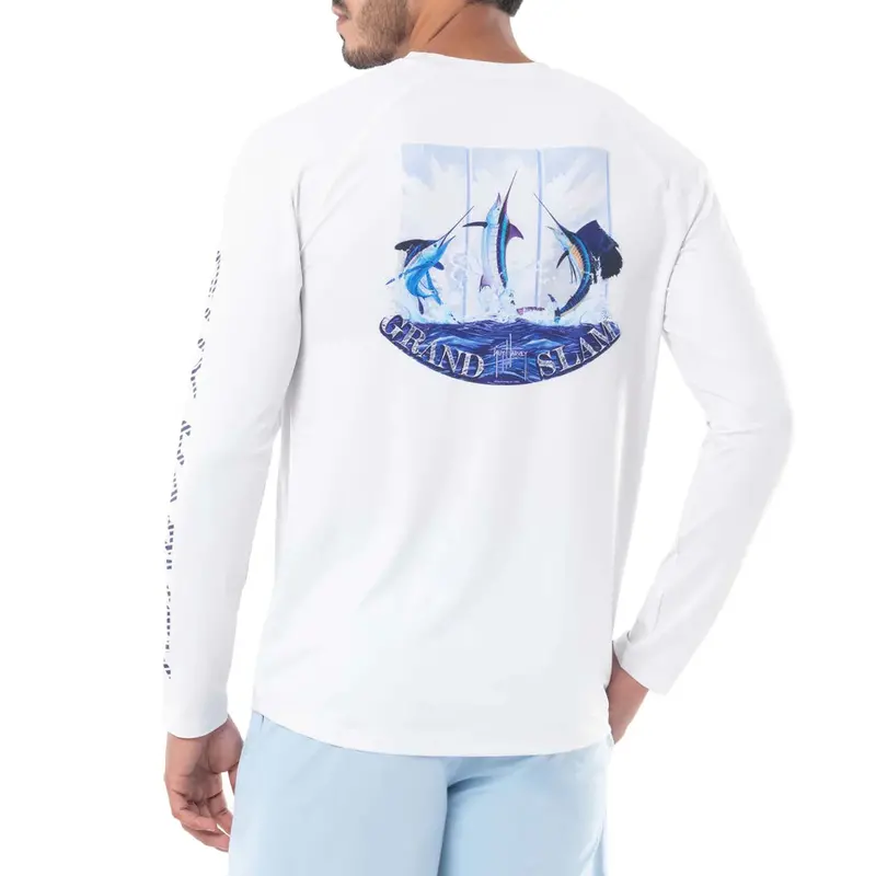 Guy Harvey Men'S Billfish Grand Slam Raglan – Upf-Protective Performance Top 1