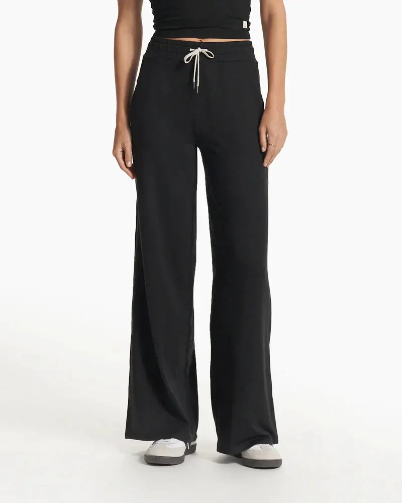 Halo Essential Wide-Leg Pants For Women – Soft Stretch Lounge-To-Street Style 1