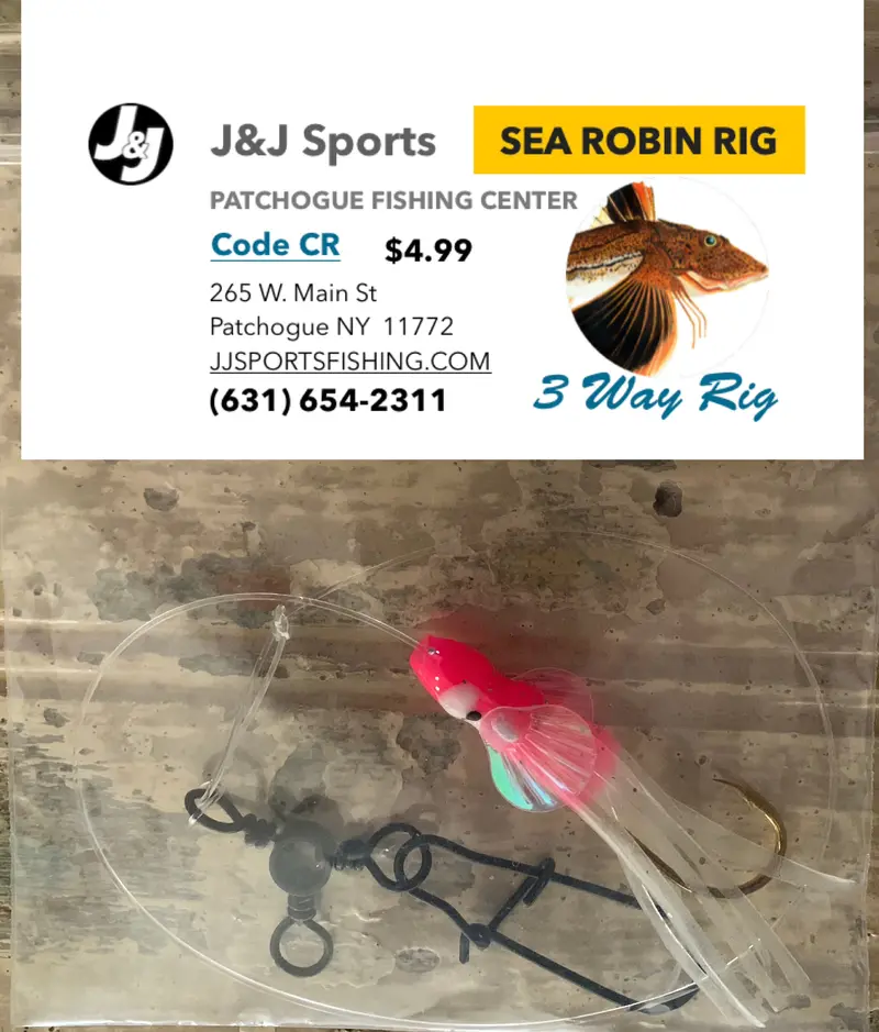 Hand-Tied Sea Robin Rig – Monofilament Leader By J&J Sports 1