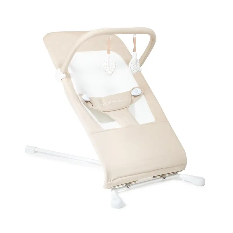 Highland Organic Portable Baby Bouncer With Natural Fabric 1