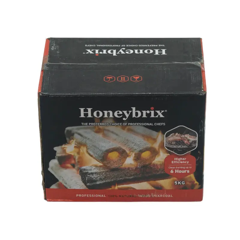 Honeybrix Premium Lump Charcoal – 5Kg Bag Of Natural Hardwood Fuel 1
