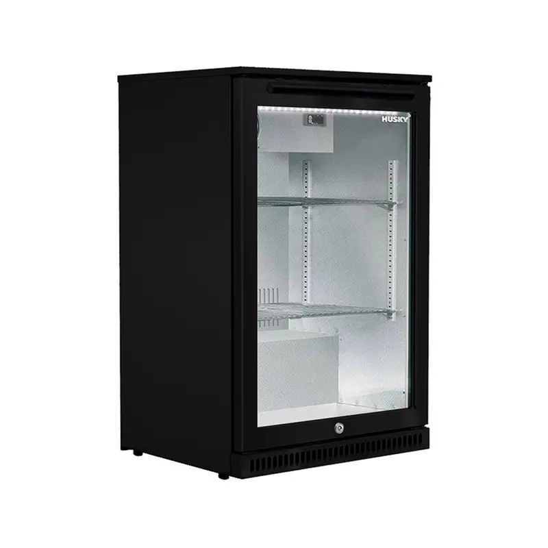 Husky Alf-C1-Blk-840 113L Single-Zone Outdoor Bar Fridge – Matte Black 1