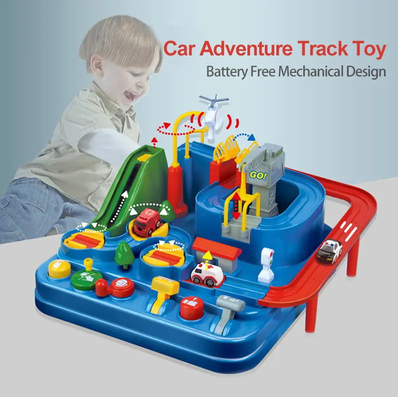 Interactive Car-Themed Adventure Track Playset 1
