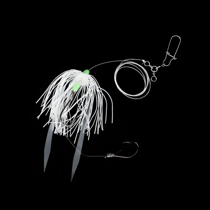 Jigging World Micro Silicone Skirt Tandem Rig Kits – Compact & Durable 5