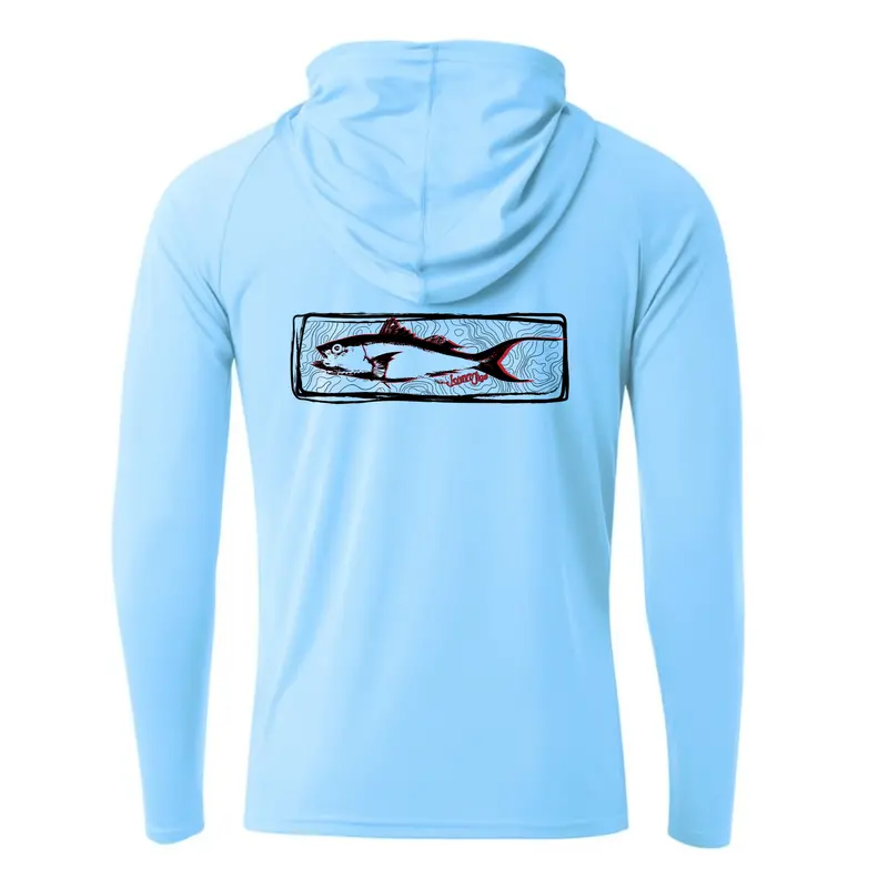 Johnny Jigs Queen Snapper Uv-Protective Hooded Fishing Shirt 6