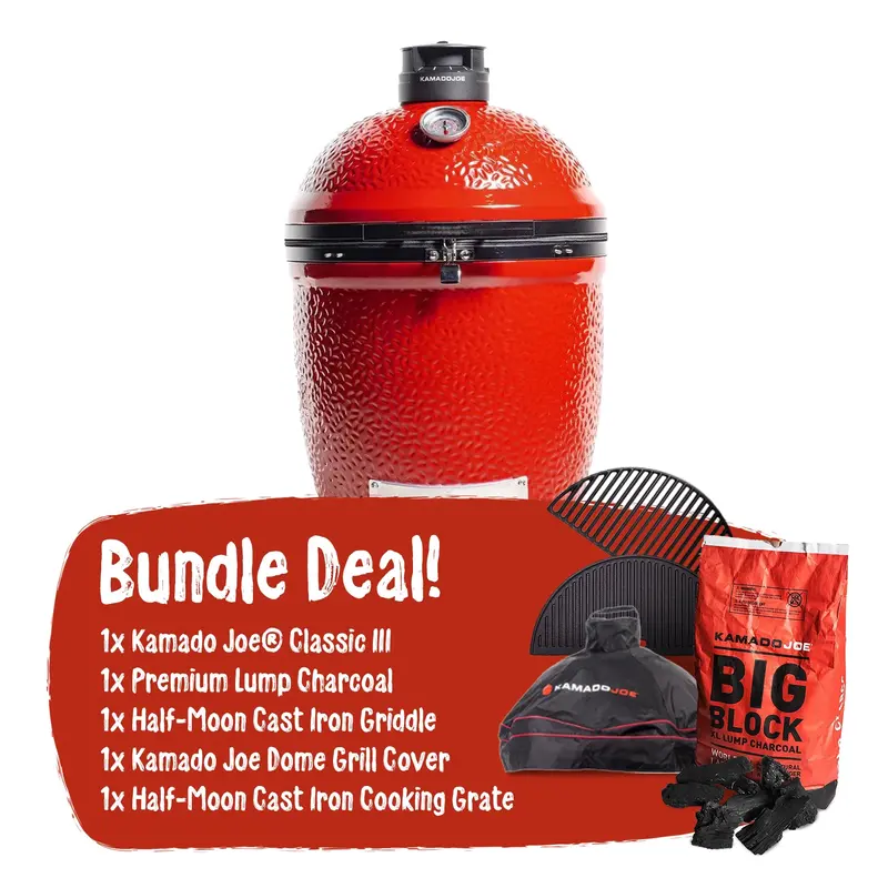 Kamado Joe Classic Iii Standalone Grill Bundle – Essential Package 1