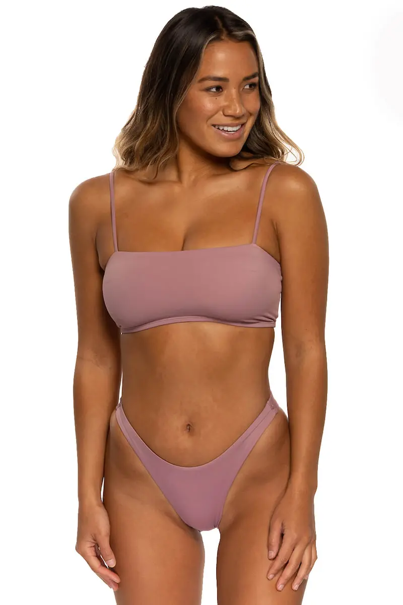 Kelia Cheeky Bikini Bottom In Orchid Tone 2