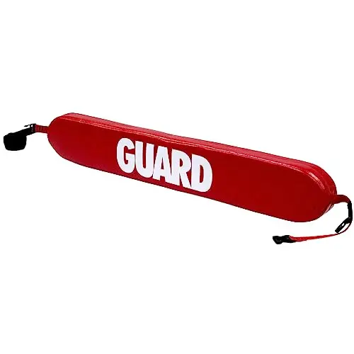 Kemp Usa 40-Inch Lifeguard Rescue Tube – Durable Flotation Device With Reinforced Strap, Reach Assist Loop, And Official Guard Logo 1