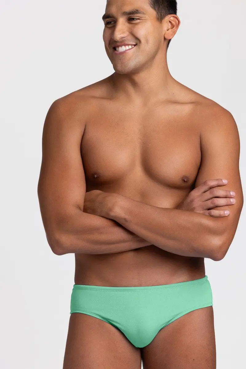 Keylime Brolyn Swim Brief – Quick-Dry Microfiber Fabric 1