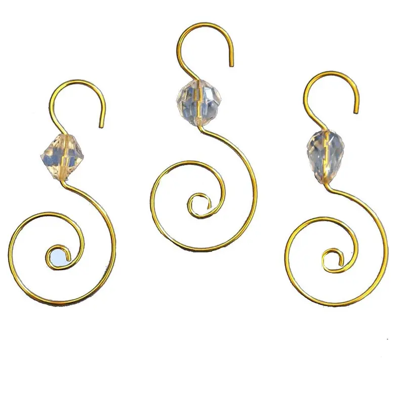 Kurt Adler Gold Ornament Hooks – Elegant Hanging Accessories For Holiday Trees 1