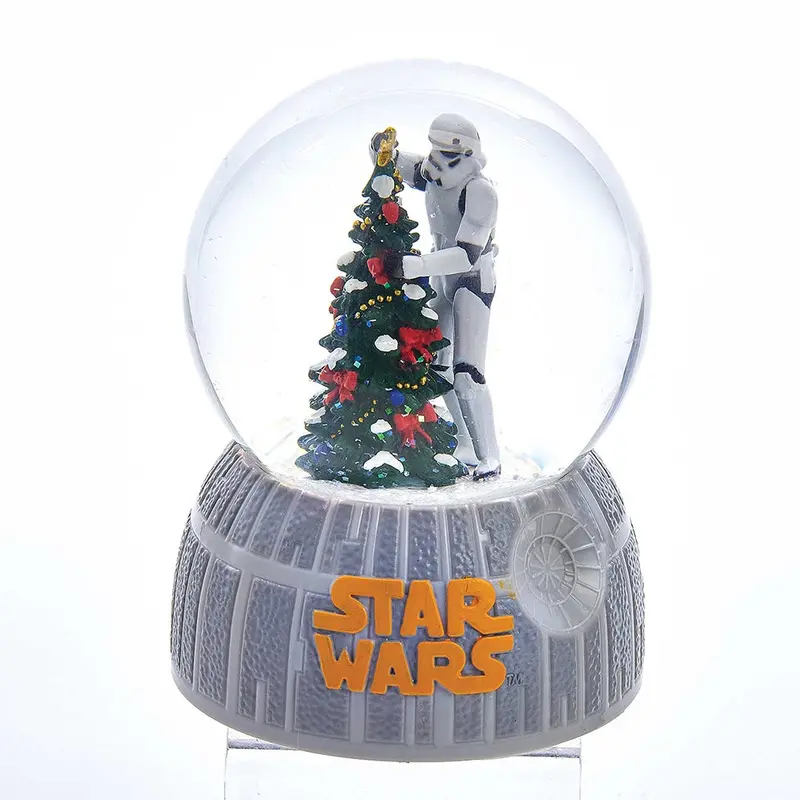 Kurt S. Adler Star Wars Stormtrooper Musical Water Globe – 100Mm Holiday Ornament 1