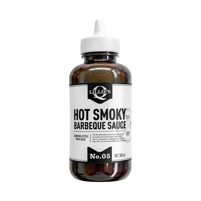 Lillie'S Q Hot Smoky Bbq Sauce – 380Ml Spicy Smoked Flavor Profile 1