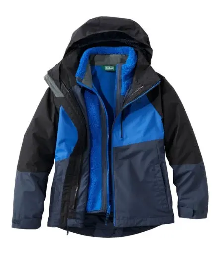 Little Kids' Fleece-Lined 3-In-1 Colorblock Jacket 1
