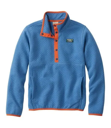 Little Kids' Solid Quilted Snap-Front Quarter-Zip 1