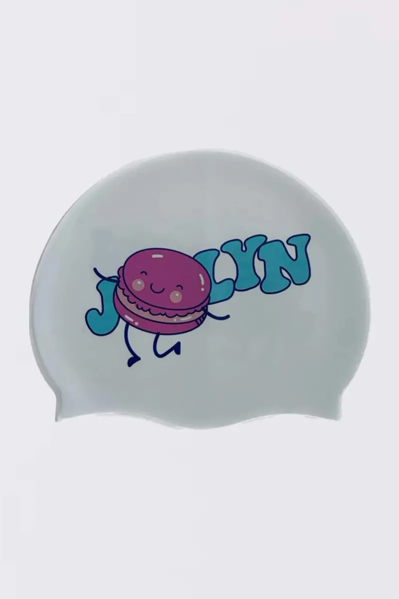 Macaroon Silicone Swim Cap 1