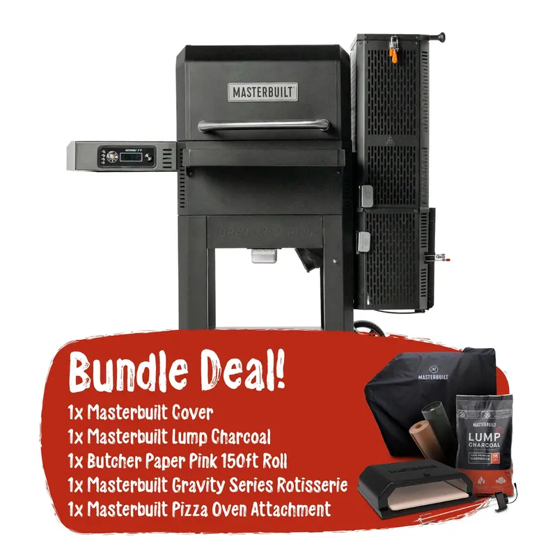 Masterbuilt Gravity Series 600 Digital Charcoal Grill And Smoker – Bundle 1
