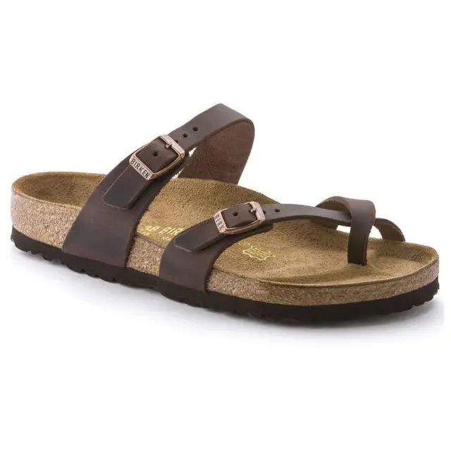 Mayari Sandals In Birko-Flor With Stone Finish 2