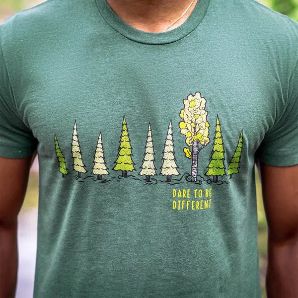 Men'S Dare To Be Different Statement Tee 1