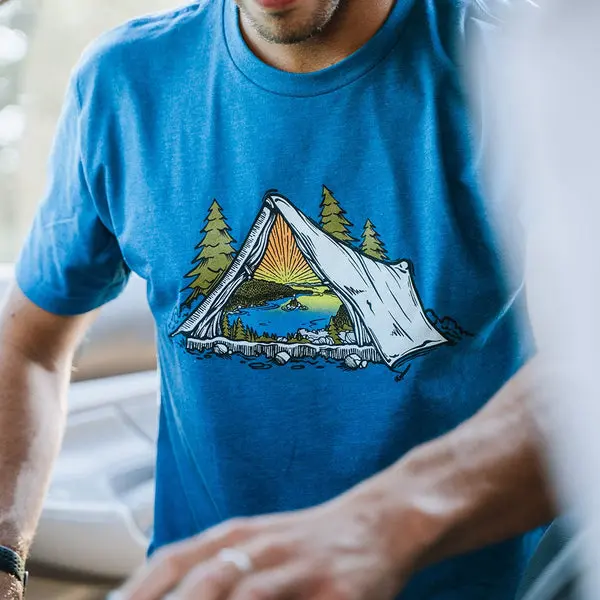 Men'S Lakeside Living Graphic T-Shirt 1