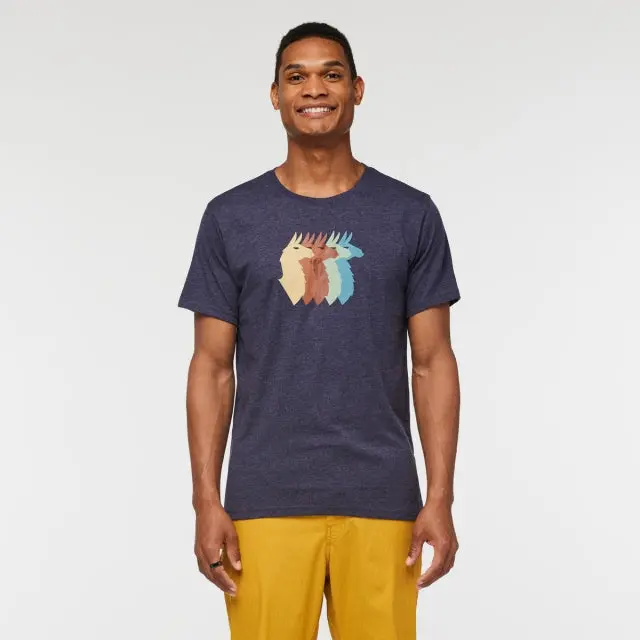 Men’S Organic Cotton Llama Sequence T-Shirt
