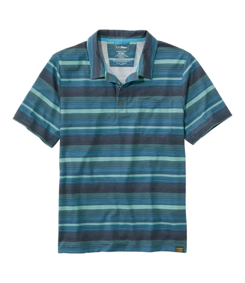Men'S Striped Sunsmart Polo – Upf 50+ Short-Sleeve Athletic Fit 1