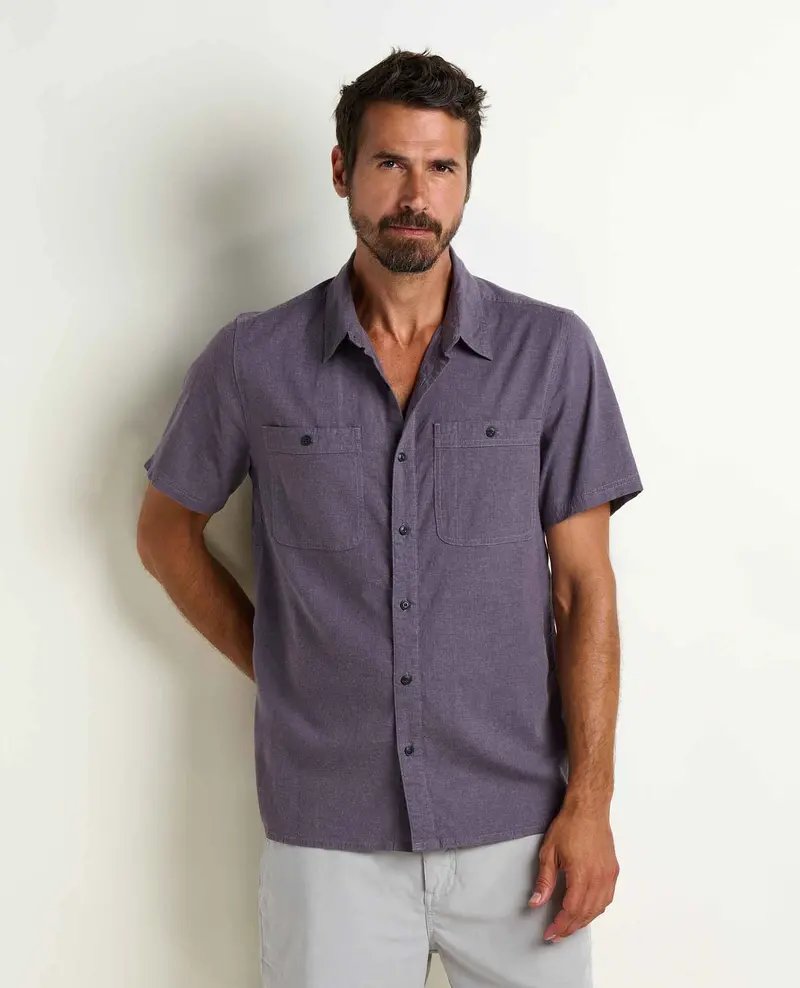 Men’S Taj Hemp Short-Sleeve Shirt – Natural Fiber Comfort Top