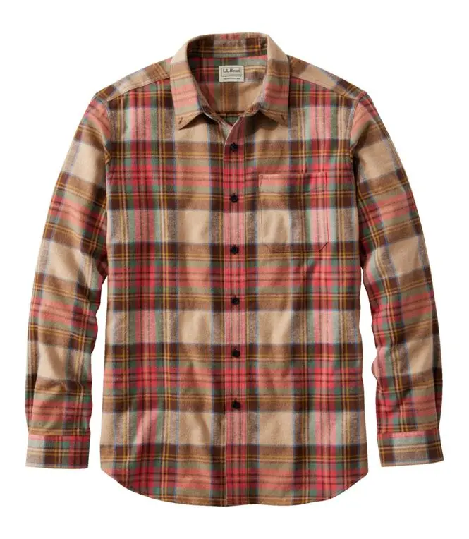 Men’S Traditional-Fit Scotch Plaid Flannel Shirt 1
