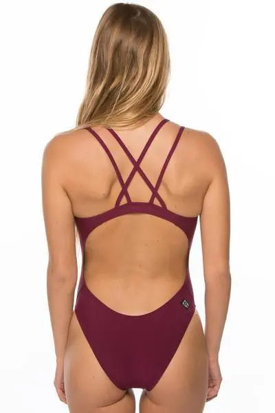 Murray Cabernet Swim Onesie For Men 1