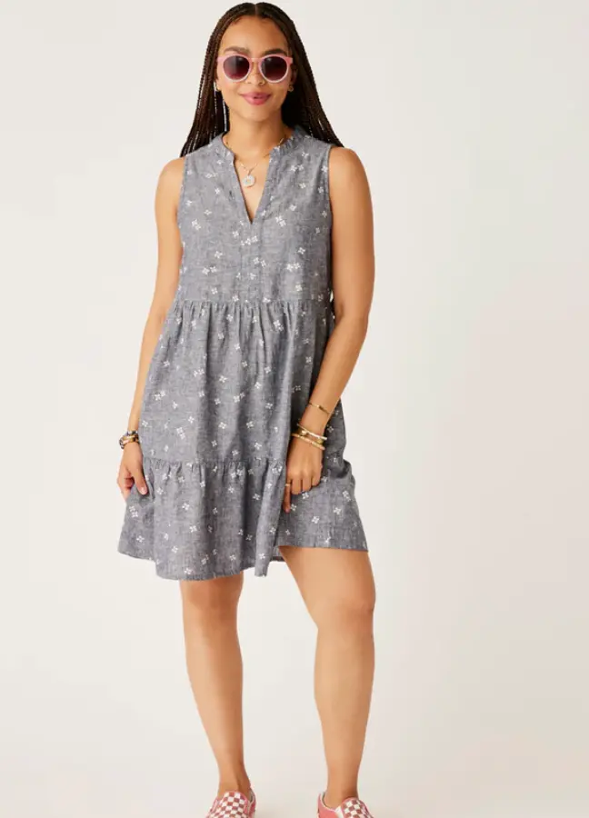 Nellie Natural Linen Dress For Women 1