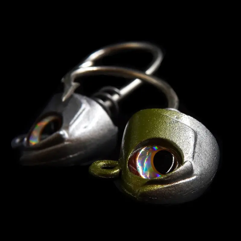 No Live Bait Needed Screwlock Jig Heads – 3-Inch Bait-Specific Design 1