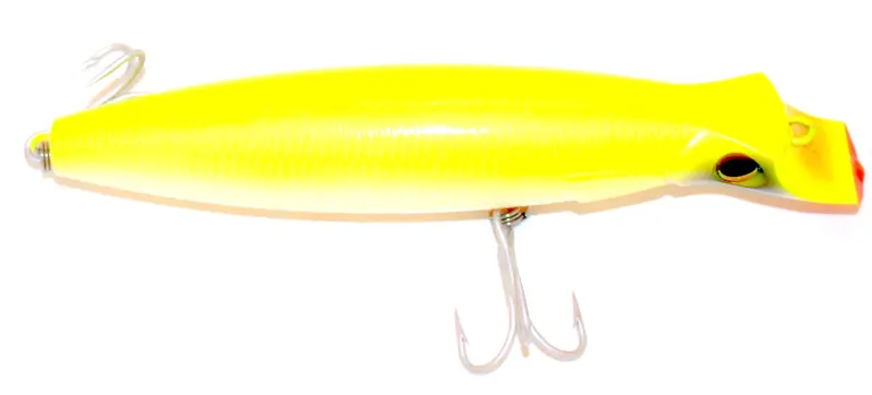 Northbar Bottledarter – 2.5-Ounce Flow Yellow And White Surface Lure 1