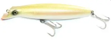 Northbar Bottledarter – 2.5 Oz Gold/White Saltwater Jig 1