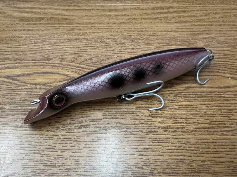 Northbar Sporting Wood Bottle Darter – Bunker Pattern Lure 1