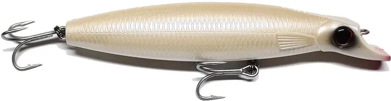 Northhbar Bottledarter – 2.5 Oz, Solid White Metal Lure 1