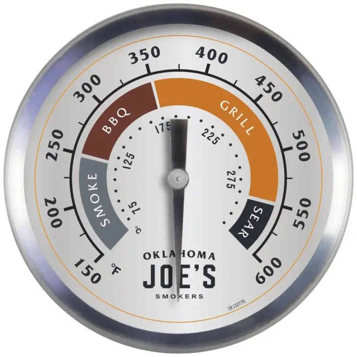 Oklahoma Joe’S Replacement 3-Inch Smoker Temperature Gauge 1