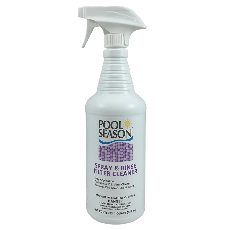Pool Season Spray 'N Rinse Filter Cleaner – 1-Quart Bottle 1