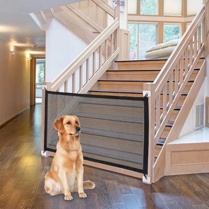 Portable Door Safety Guard – Child & Pet Proofing Barrier For Home Use 1