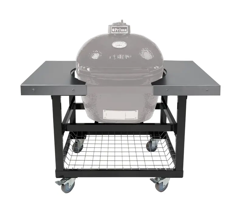 Primo Cart Base With Basket & Side Shelves – Compatible With Oval Xx-Large Grill 1