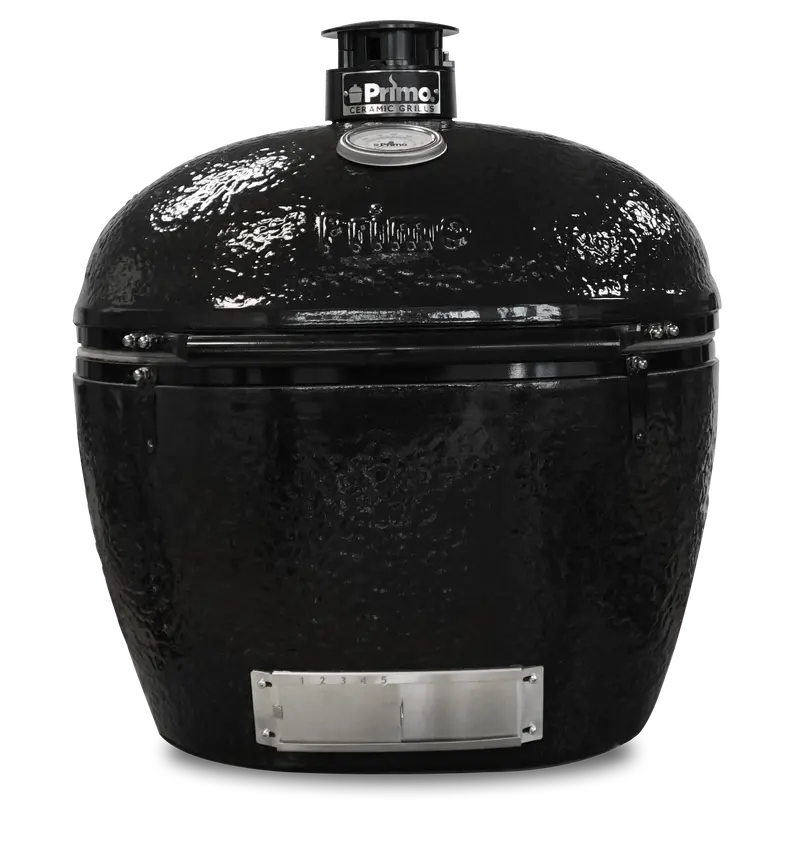 Primo Xx-Large Oval Ceramic Charcoal Grill Built-In Installation Bundle 1