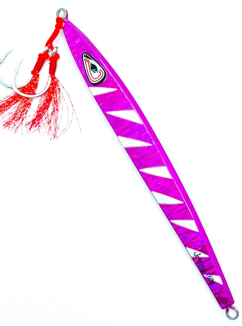 Purple Glow Flatty Slow Pitch Jig For Deep-Sea Fishing 1