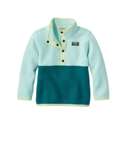 Quilted Color-Blocked Popover Jacket For Infants 1