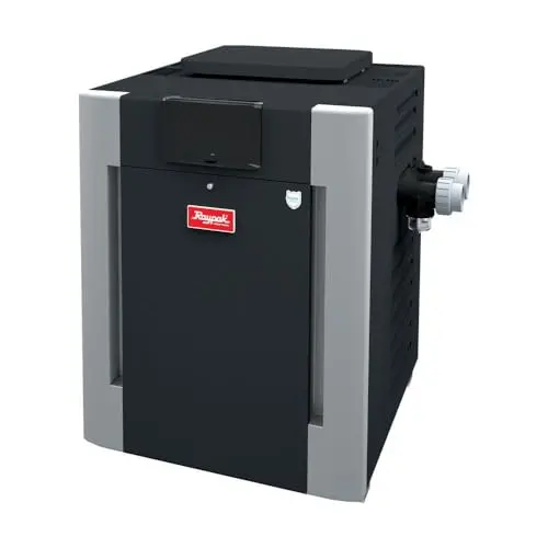 Raypak P-R406A-En-C Digital Natural Gas Heater – 399.9K Btu, Optimized For 2,000–6,000 Ft Elevations 1