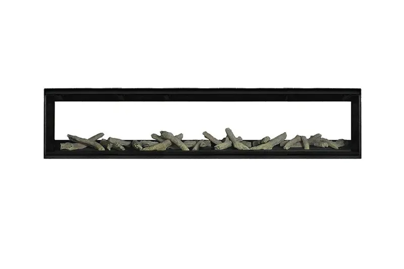 Real Flame Element 1800 Double-Sided Power Balanced Flue Gas Fireplace 1