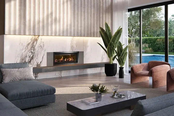 Real Flame Element 1800 Mk2 Power Balanced Flue Gas Fireplace 1
