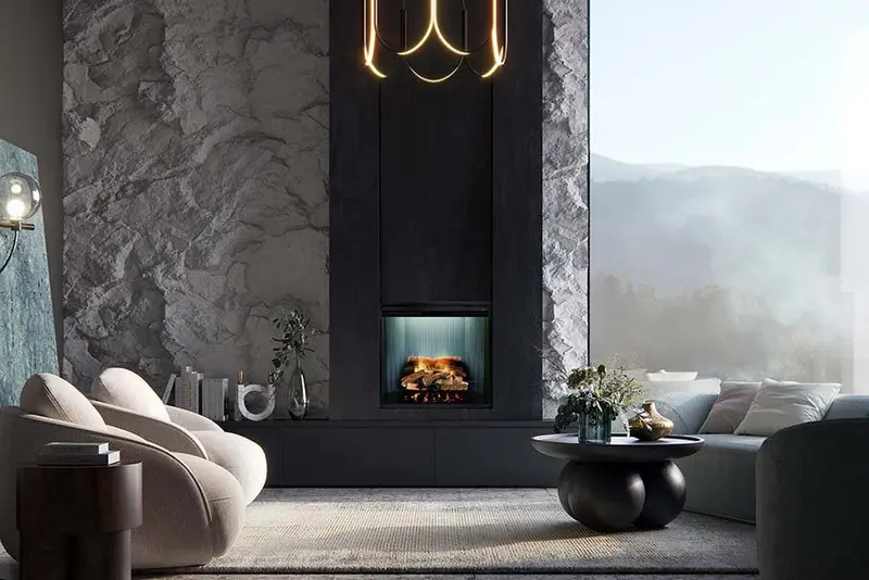 Real Flame Evo 750 Plug-In Electric Fireplace Unit 1