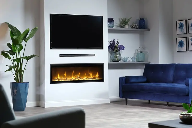 Real Flame Ignite Evolve Wall-Mount Electric Fireplace 1